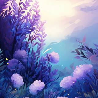 Cute purple iPhone wallpaper