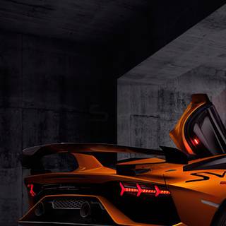 Aventador SVJ iPhone wallpaper