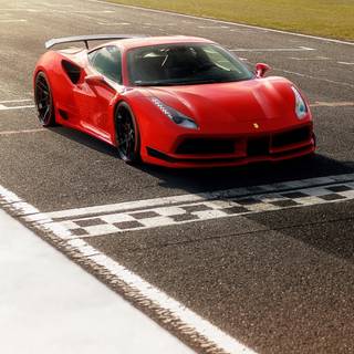 Ferrari 488 iPhone wallpaper