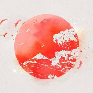 Japan art phone wallpaper