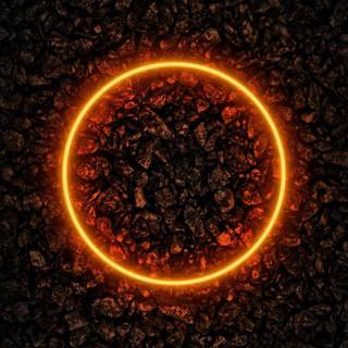 iPhone circle wallpaper