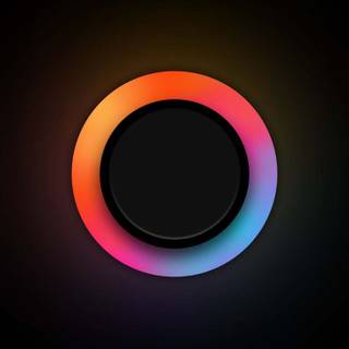 iPhone circle wallpaper