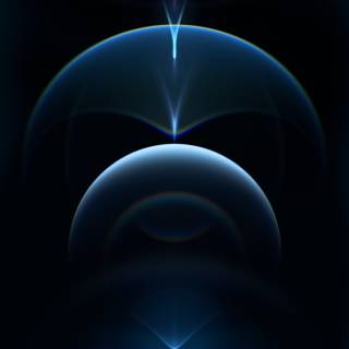 iPhone circle wallpaper