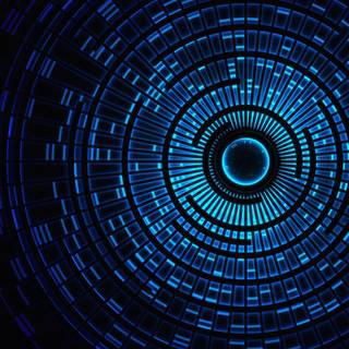 iPhone circle wallpaper