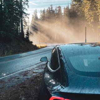 iPhone Tesla wallpaper