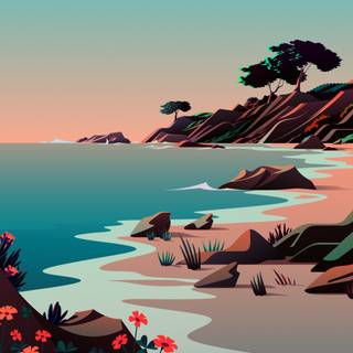 iPhone morning wallpaper