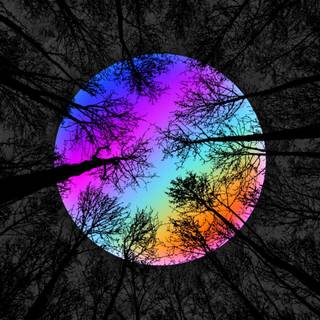 iPhone circle wallpaper