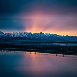 Rising sun 4k wallpaper