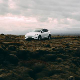 iPhone Tesla wallpaper