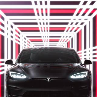 iPhone Tesla wallpaper