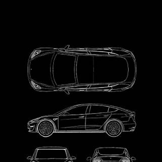 iPhone Tesla wallpaper