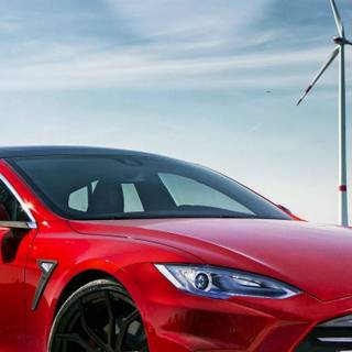 iPhone Tesla wallpaper