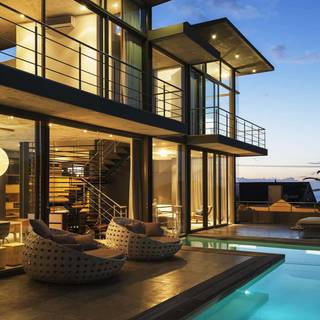 Luxury villas wallpaper