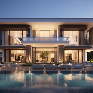 Luxury villas wallpaper