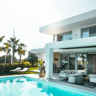 Luxury villas wallpaper