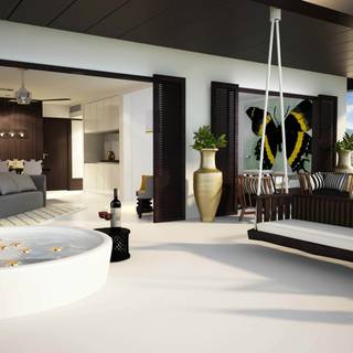 Luxury villas wallpaper