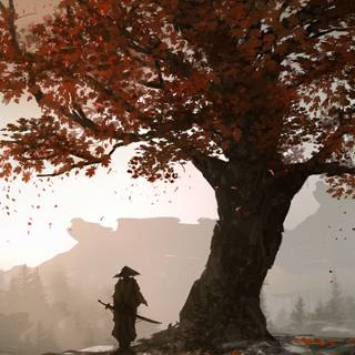 PC samurai wallpaper