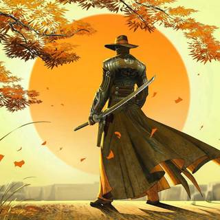 PC samurai wallpaper