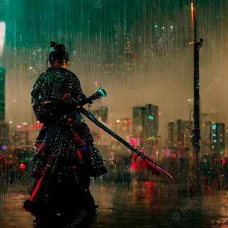 PC samurai wallpaper