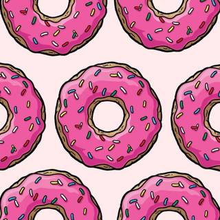 Simpson donut iPhone wallpaper