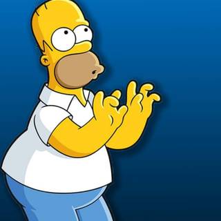 Simpson donut iPhone wallpaper