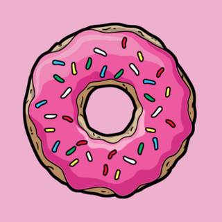 Simpson donut iPhone wallpaper