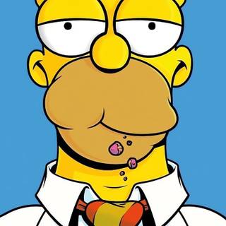 Simpson donut iPhone wallpaper