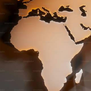 Android African map wallpaper