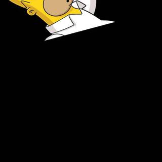 Simpson donut iPhone wallpaper