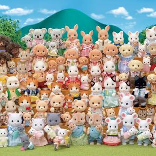 Calico Critter computer wallpaper