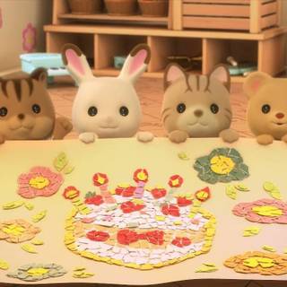 Calico Critter computer wallpaper