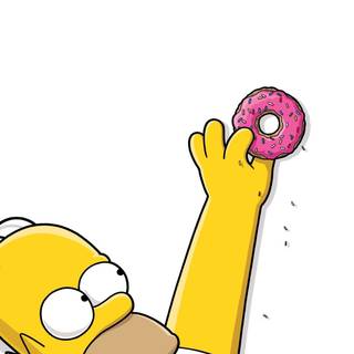 Simpson donut iPhone wallpaper