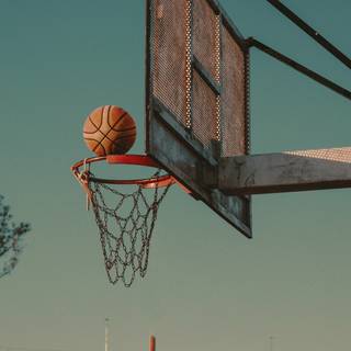 Soccer and basketball wallpaper