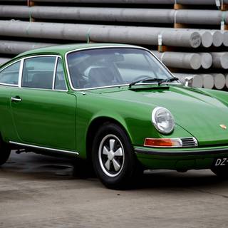 Retro green PC wallpaper