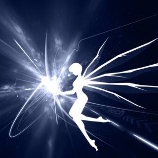 Anime neon PC wallpaper