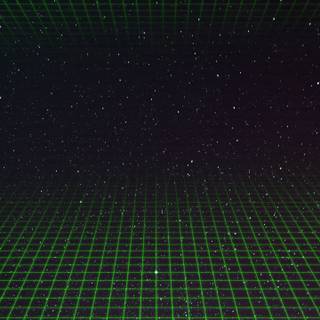 Retro green PC wallpaper