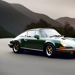 Retro green PC wallpaper