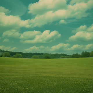 Retro green PC wallpaper