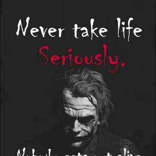 Joker quotes iPhone wallpaper