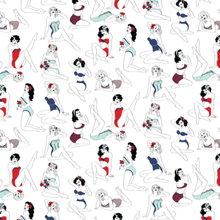 Pin up phone wallpaper