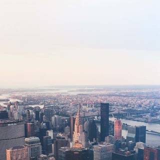 City skyline iPhone wallpaper