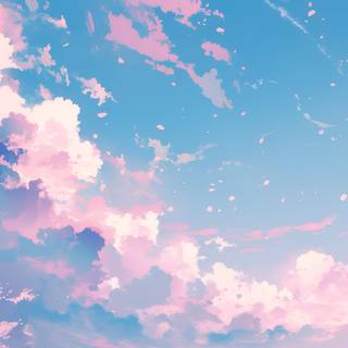 Pastel pink PC wallpaper