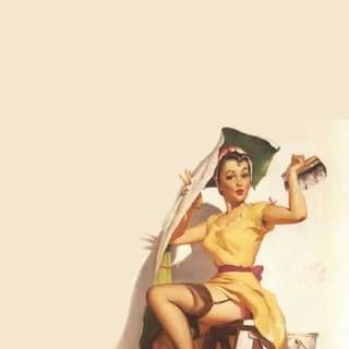 Pin up phone wallpaper