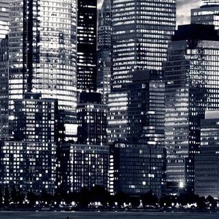 City skyline iPhone wallpaper