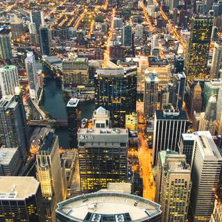 City skyline iPhone wallpaper