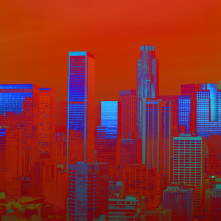 City skyline iPhone wallpaper