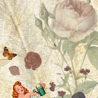 Pin up phone wallpaper