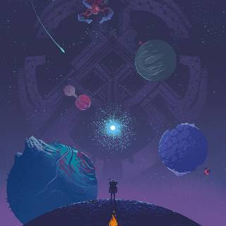 Outer Wilds phone wallpaper