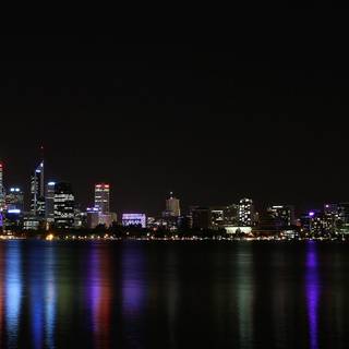 City skyline iPhone wallpaper