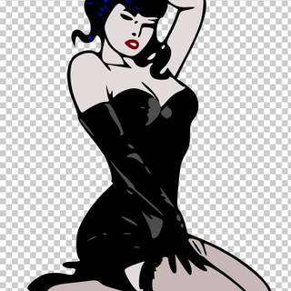 Pin up phone wallpaper